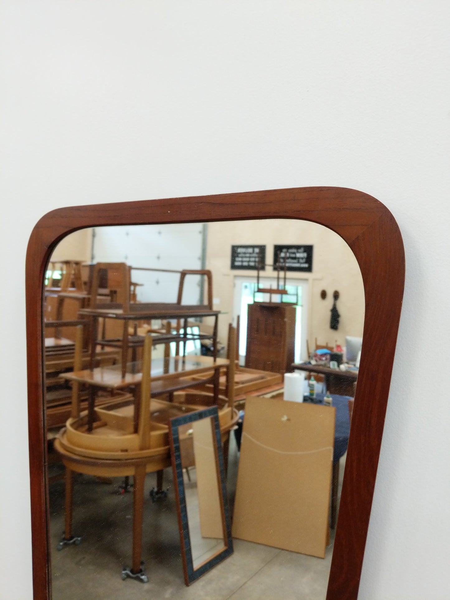 Vintage Danish Modern Teak Mirror
