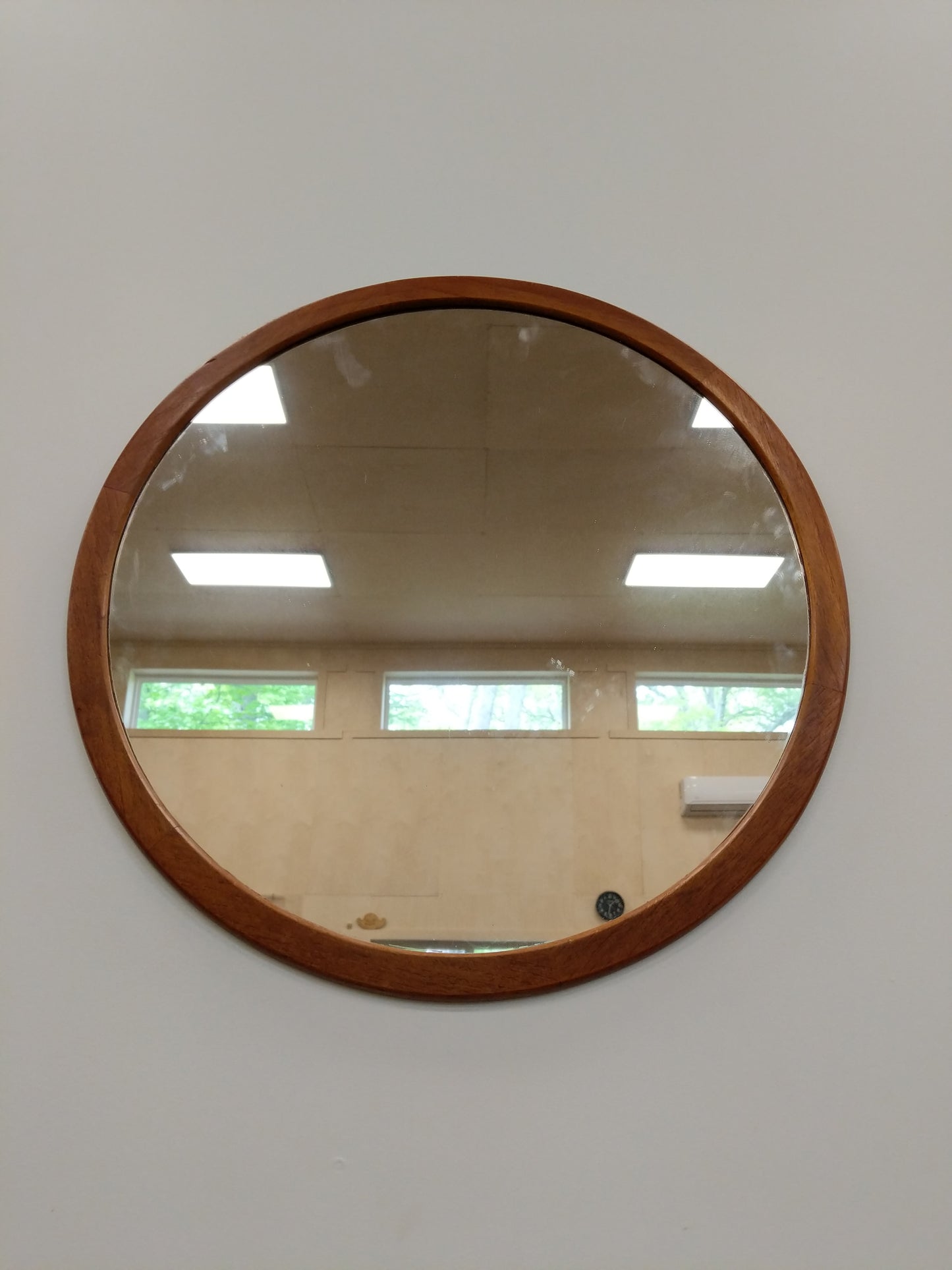 Vintage Mid Century Modern Teak Mirror