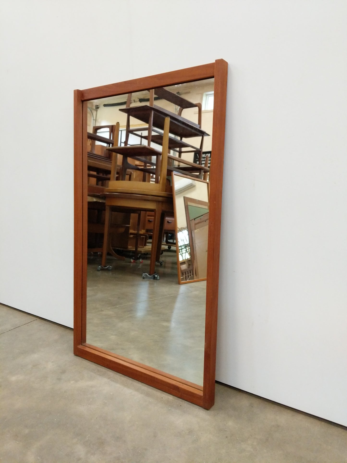 Vintage Danish Modern Teak Mirror