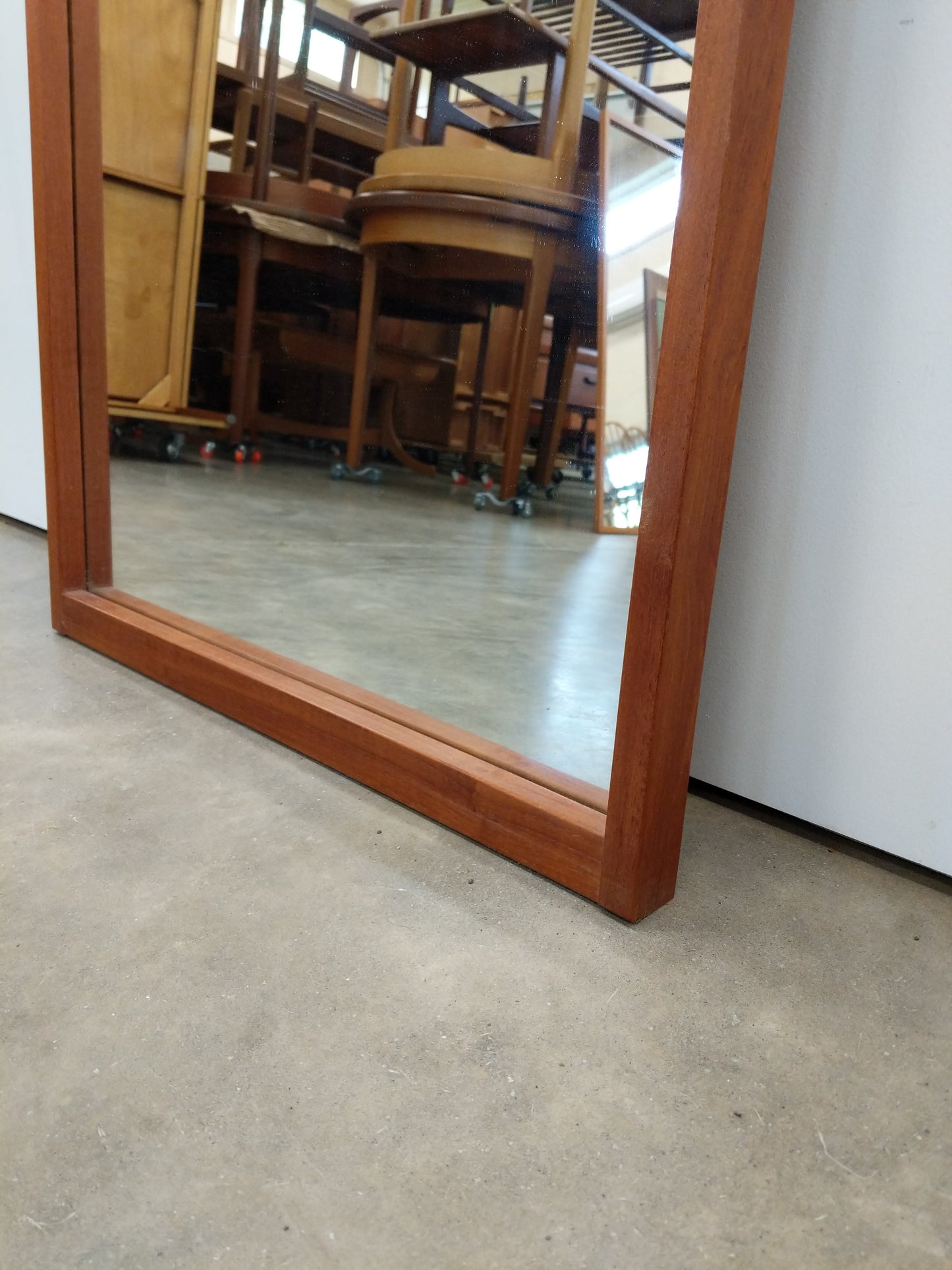 Vintage Danish Modern Teak Mirror