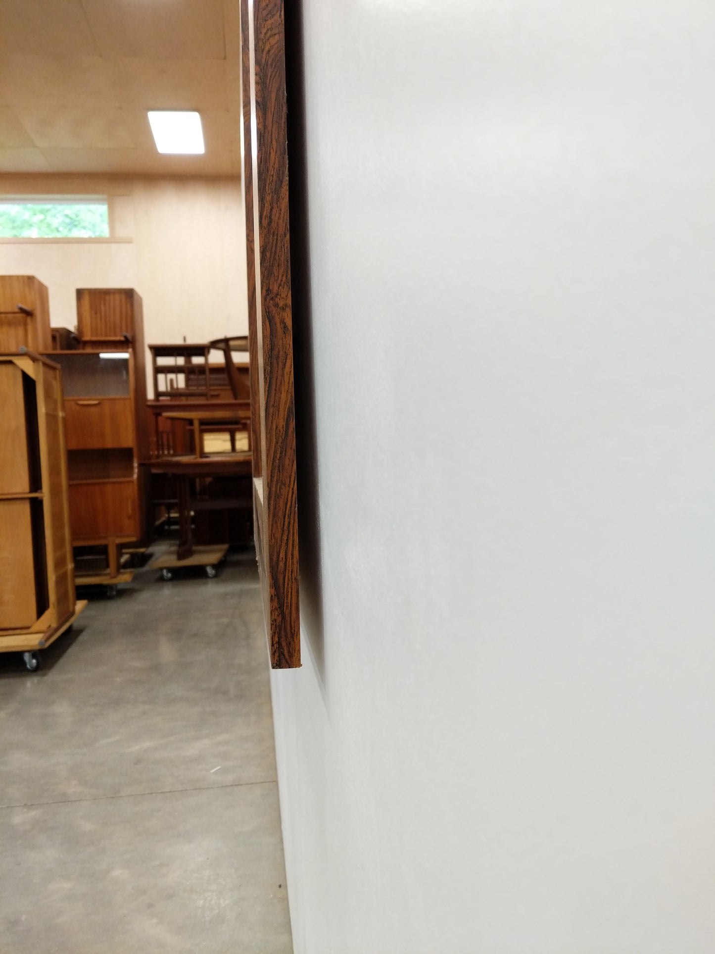 Vintage Danish Modern Rosewood Mirror