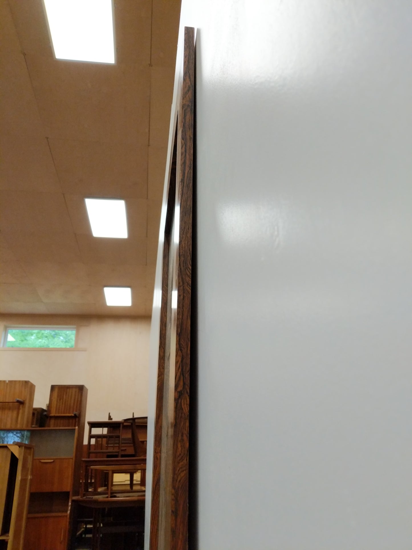 Vintage Danish Modern Rosewood Mirror