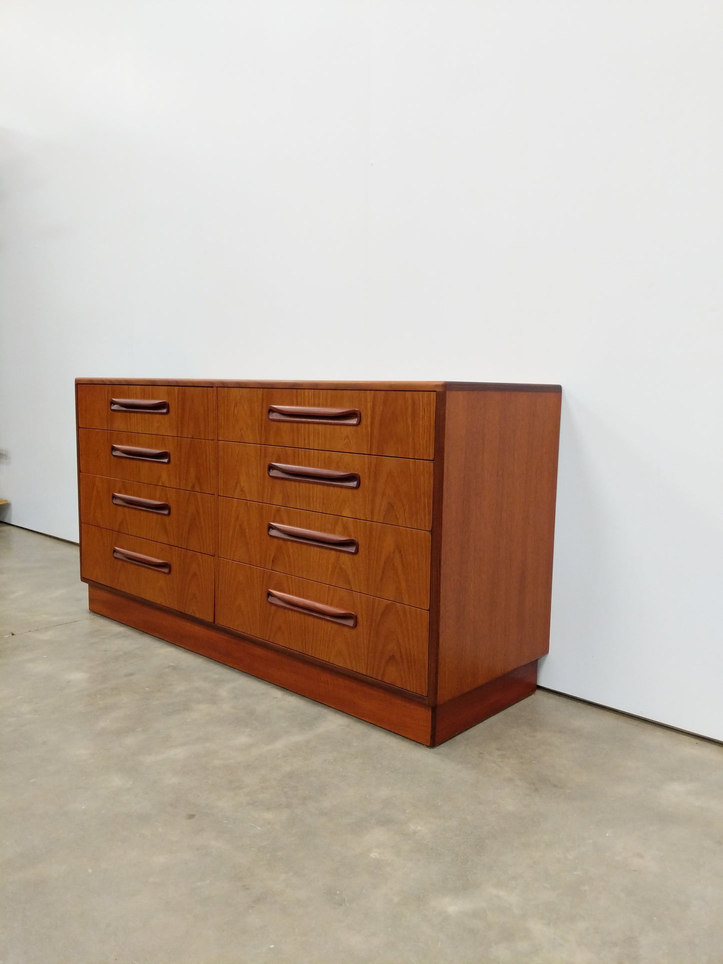 Vintage Mid Century Modern Teak Dresser by G Plan