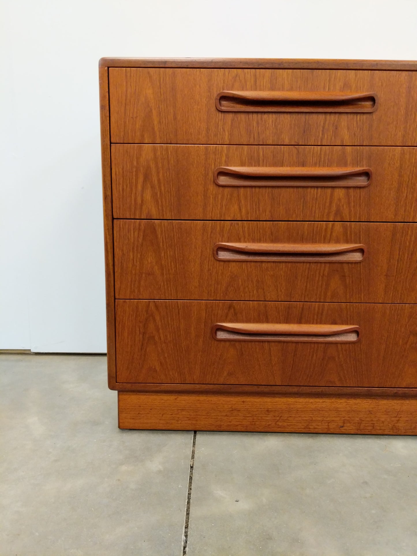 Vintage Mid Century Modern Teak Dresser by G Plan