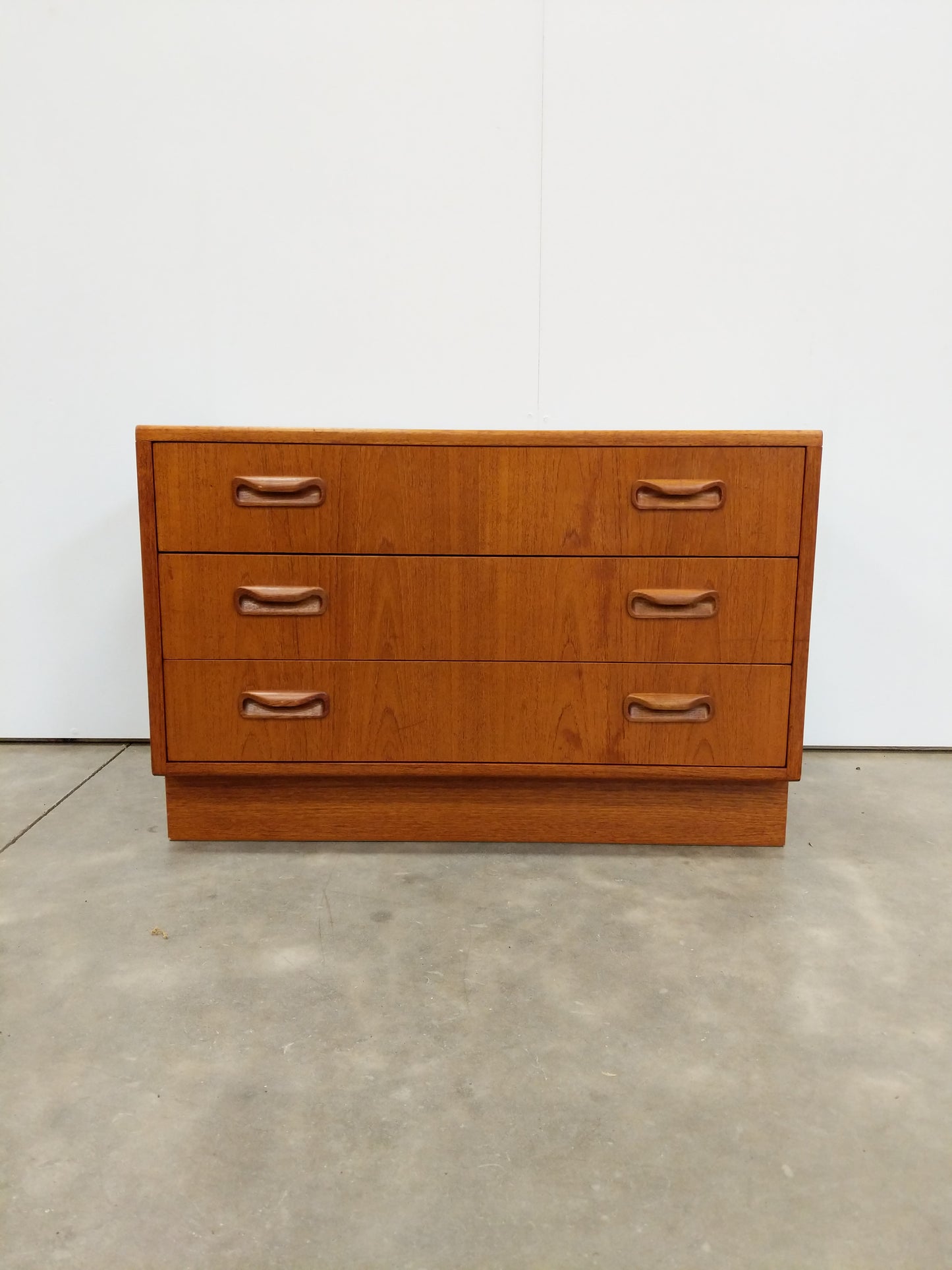 Vintage Mid Century Modern Teak Low Dresser by G Plan