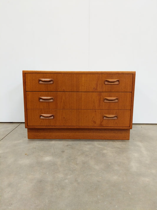 Vintage Mid Century Modern Teak Low Dresser by G Plan