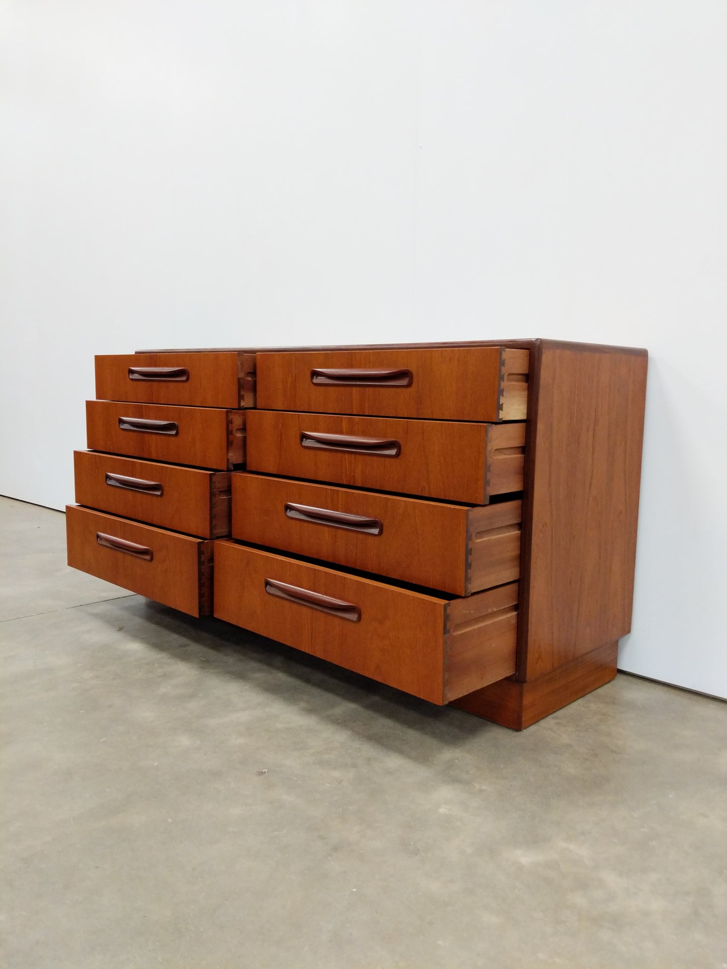 Vintage Mid Century Modern Teak Dresser by G Plan