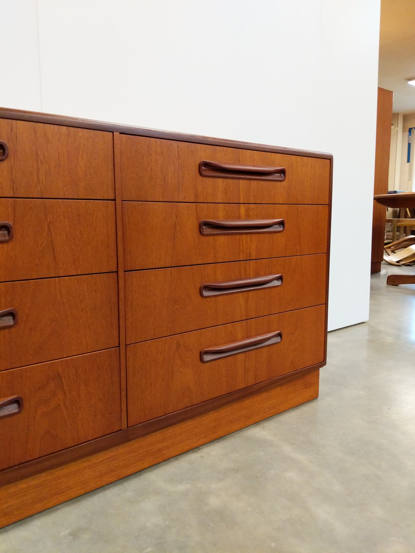 Vintage Mid Century Modern Teak Dresser by G Plan