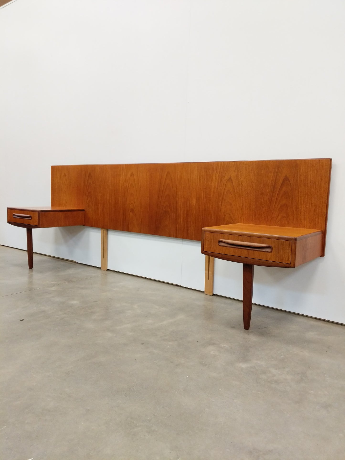 Vintage Mid Century Modern Teak Headboard by G Plan