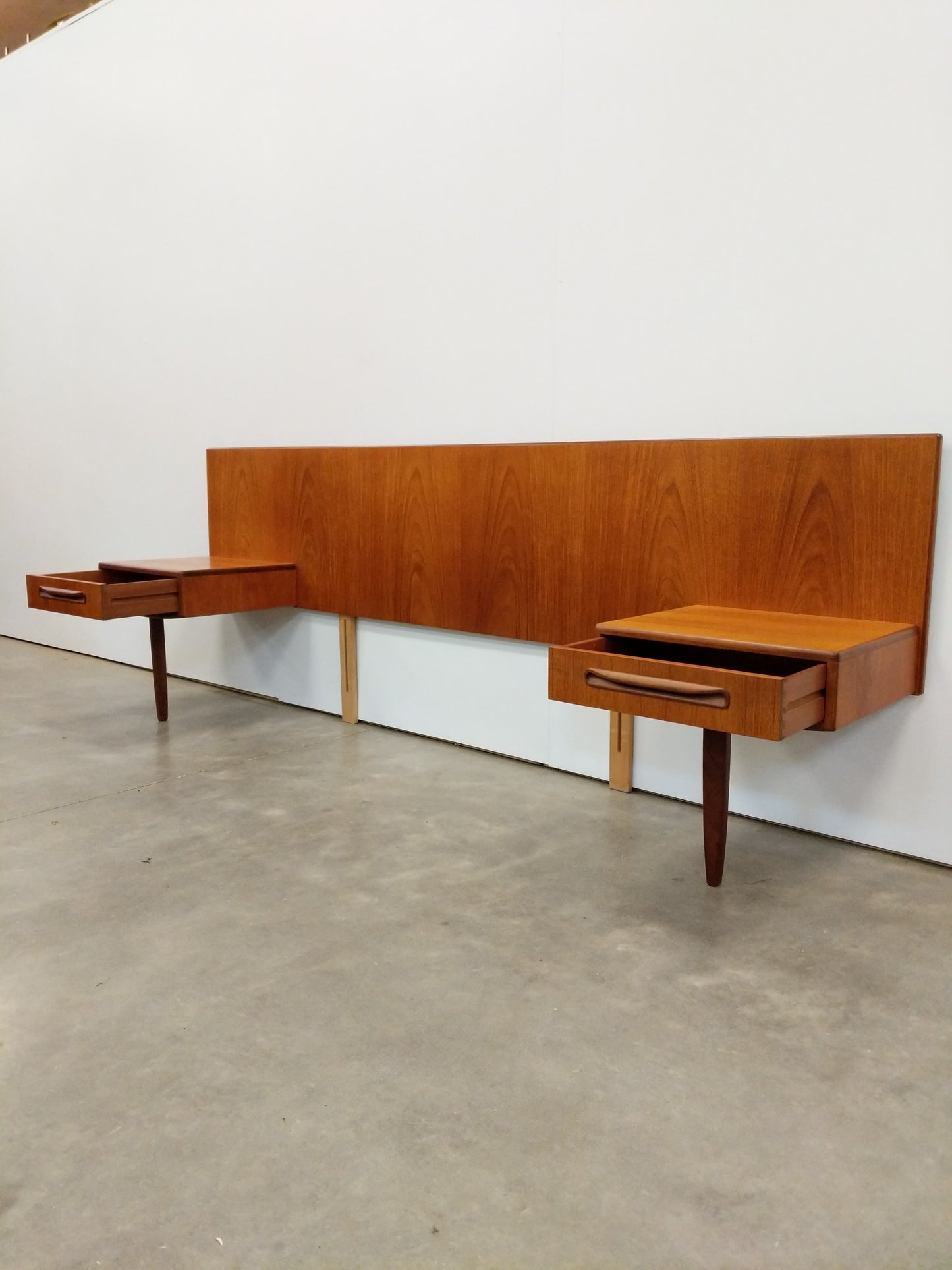 Vintage Mid Century Modern Teak Headboard by G Plan