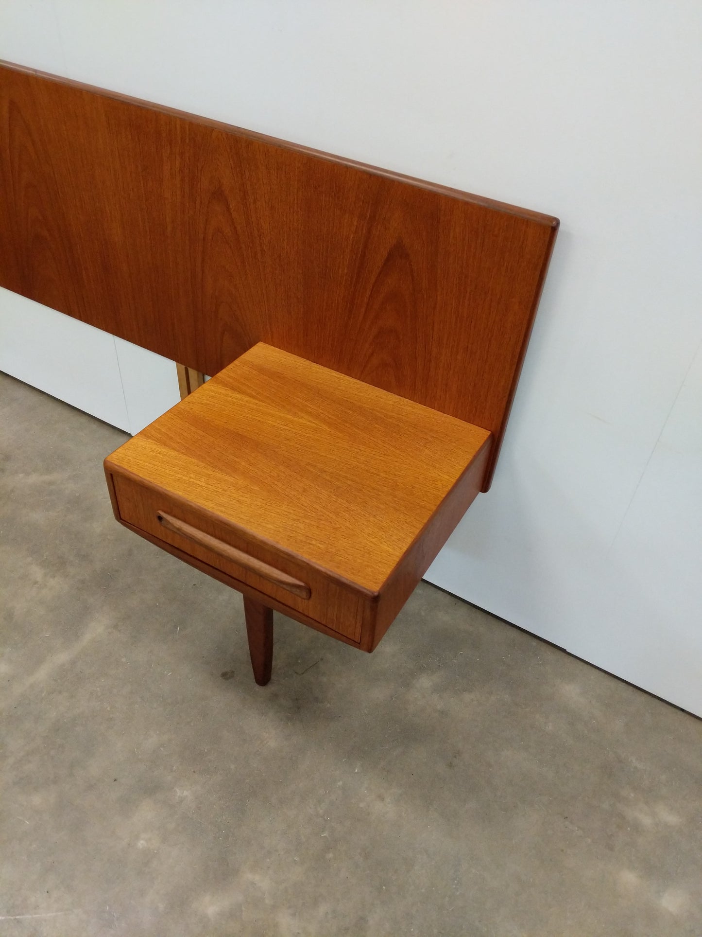 Vintage Mid Century Modern Teak Headboard by G Plan