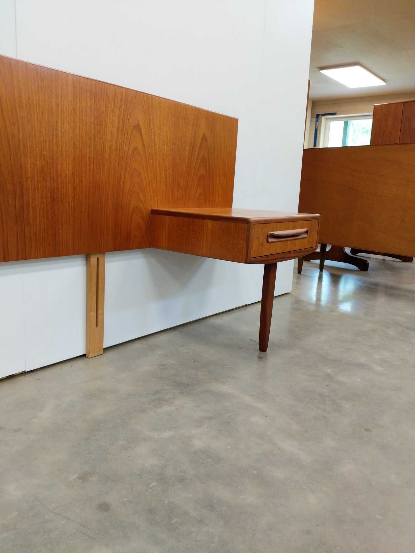 Vintage Mid Century Modern Teak Headboard by G Plan