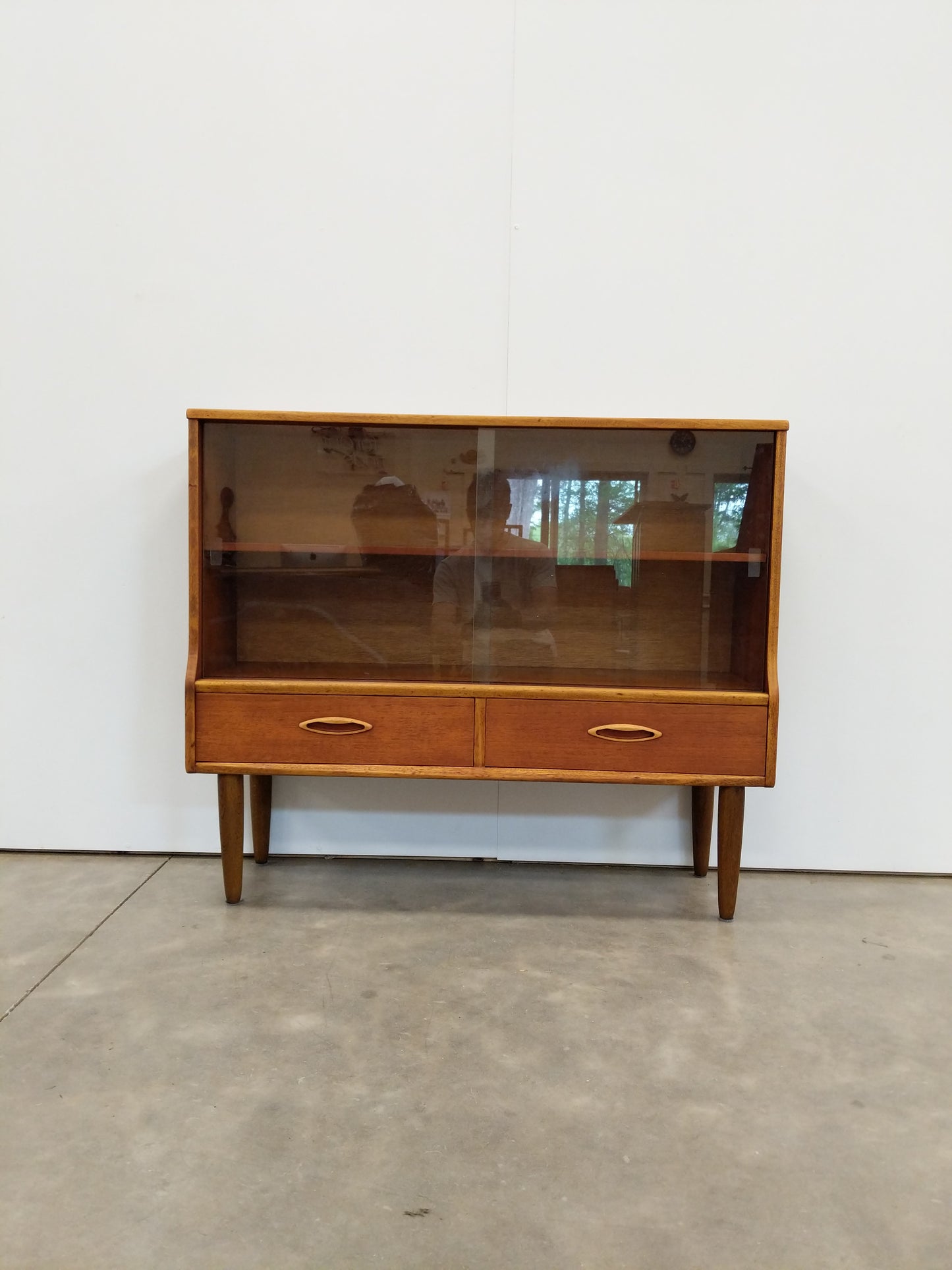 Vintage Mid Century Modern Teak Cabinet by Jentique