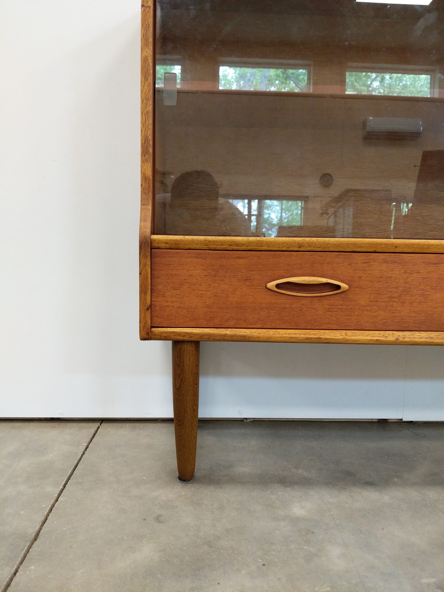Vintage Mid Century Modern Teak Cabinet by Jentique