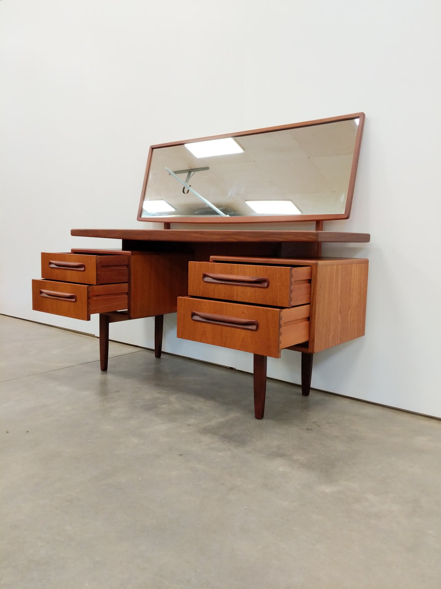 Vintage Mid Century Modern Teak Dressing Table / Desk by G Plan