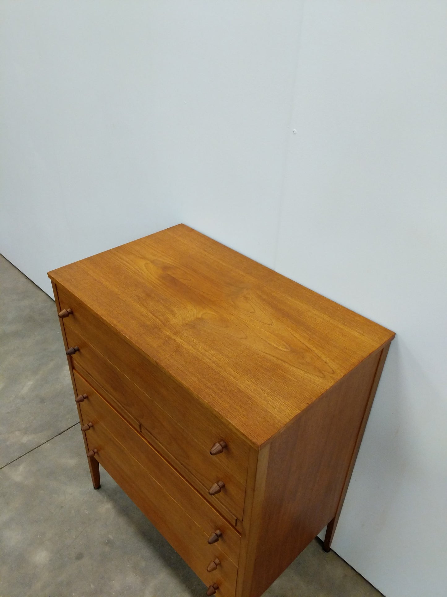 Vintage Mid Century Modern Teak Dresser