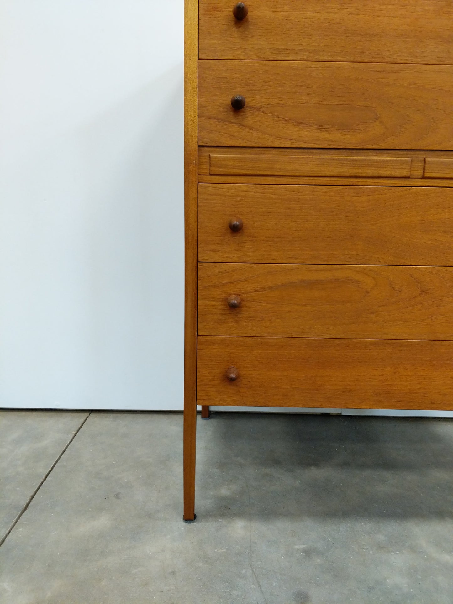 Vintage Mid Century Modern Teak Dresser