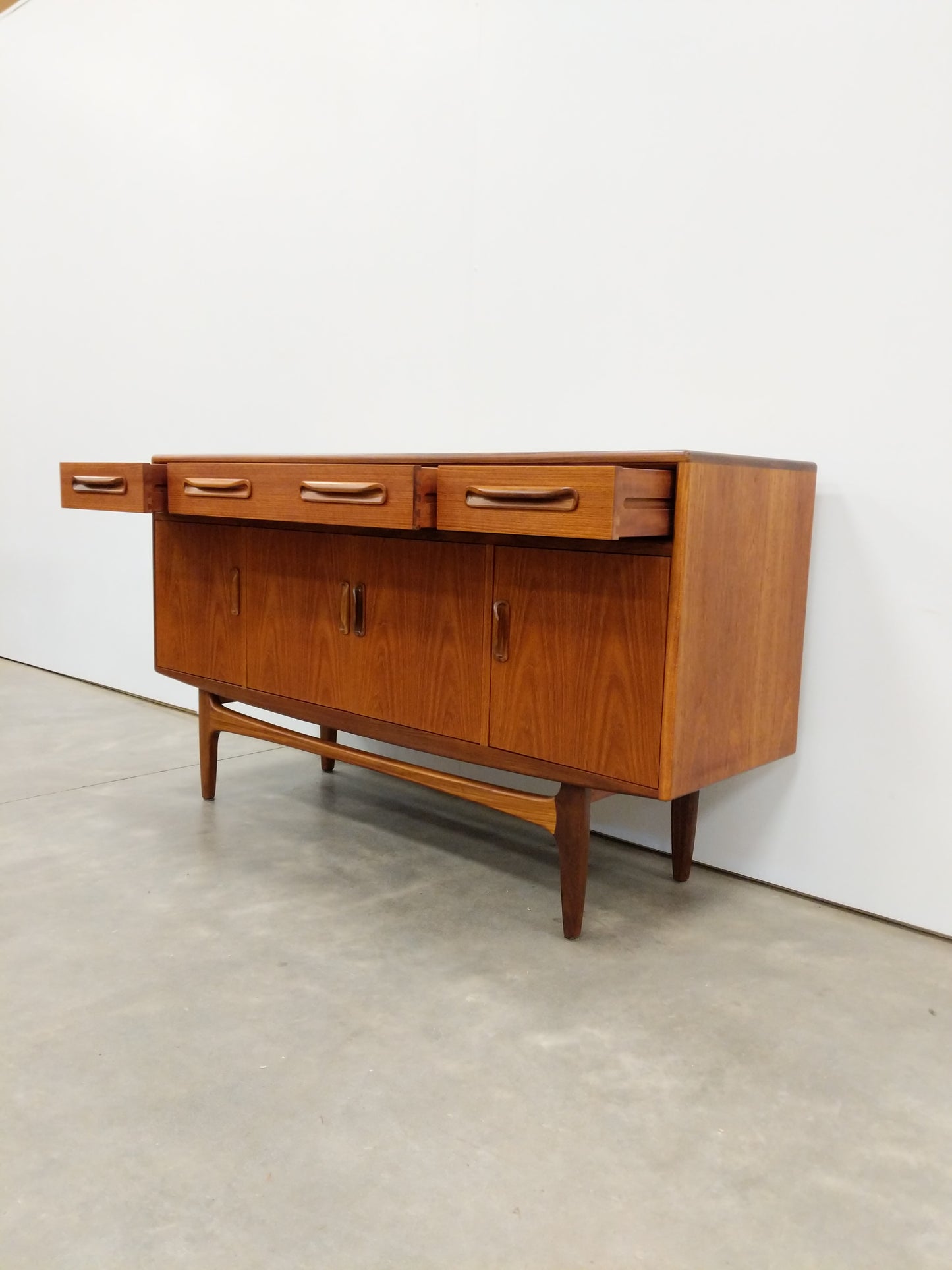Vintage Mid Century Modern Teak Credenza by G Plan