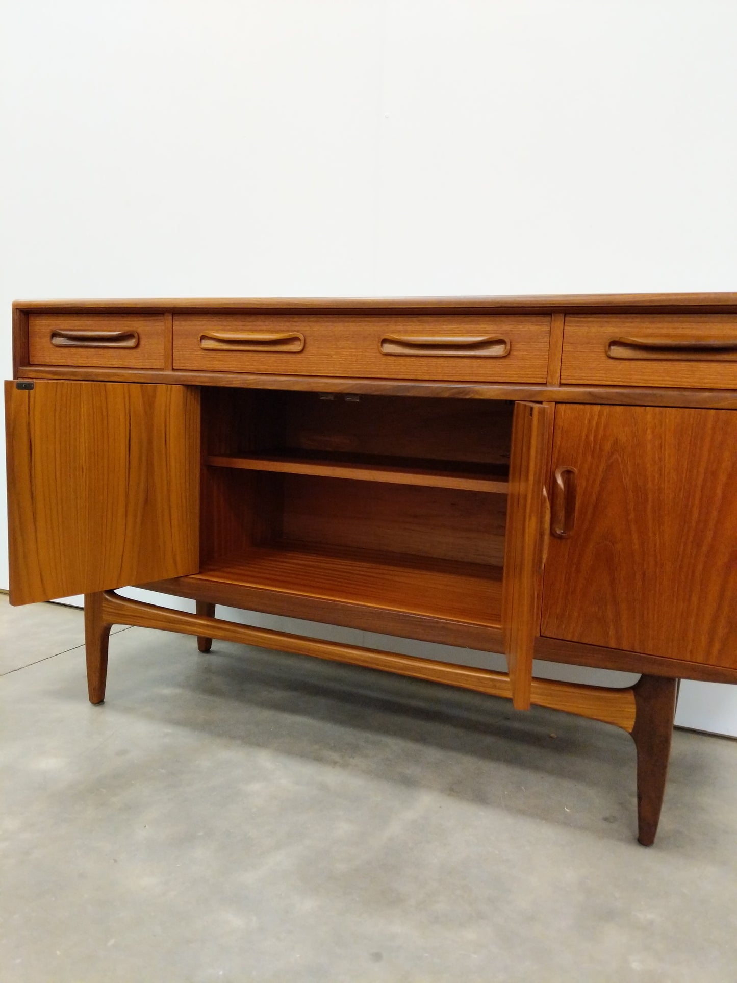 Vintage Mid Century Modern Teak Credenza by G Plan