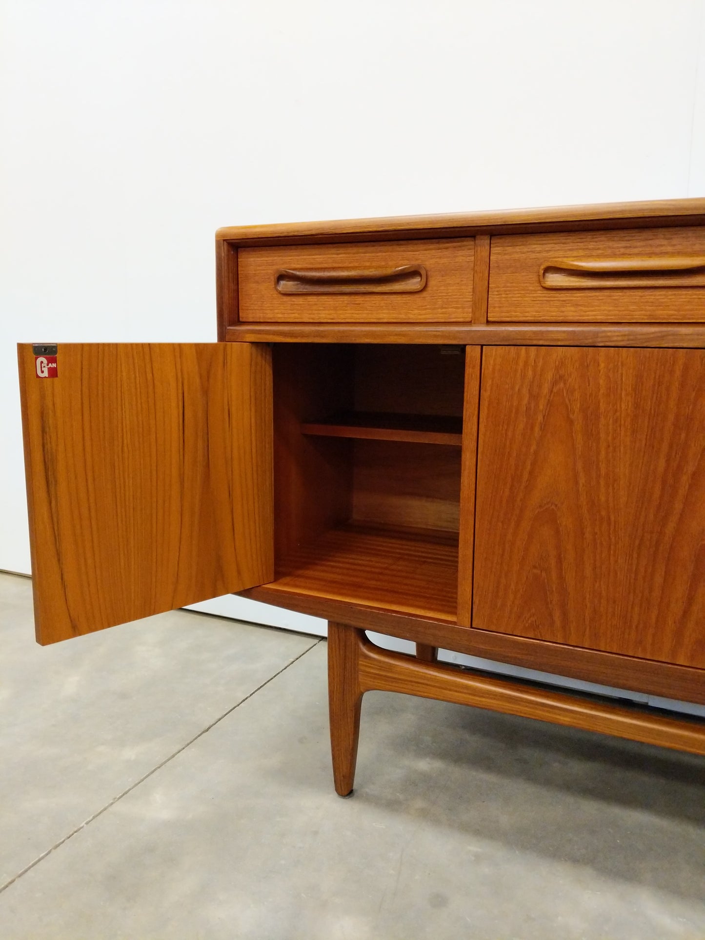 Vintage Mid Century Modern Teak Credenza by G Plan