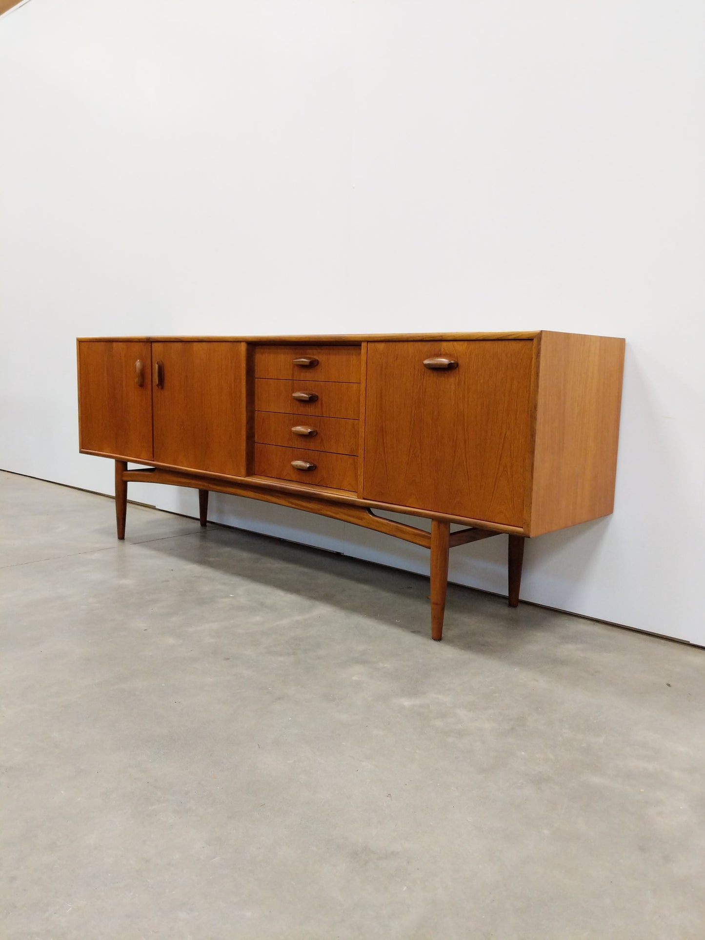 Vintage Mid Century Modern Teak Credenza by G Plan