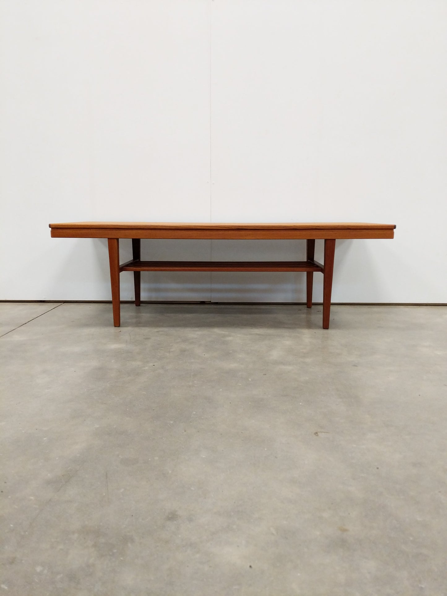 Vintage Mid Century Modern Teak Coffee Table
