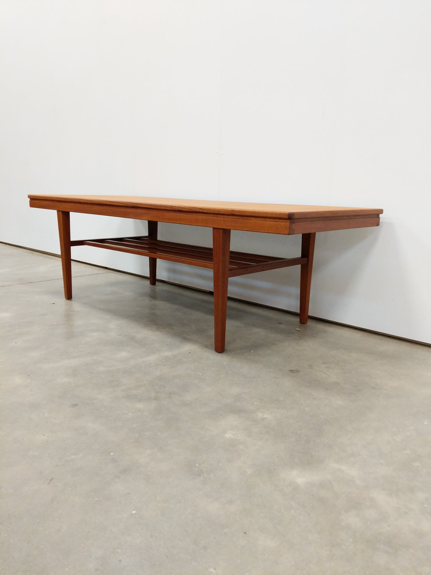 Vintage Mid Century Modern Teak Coffee Table