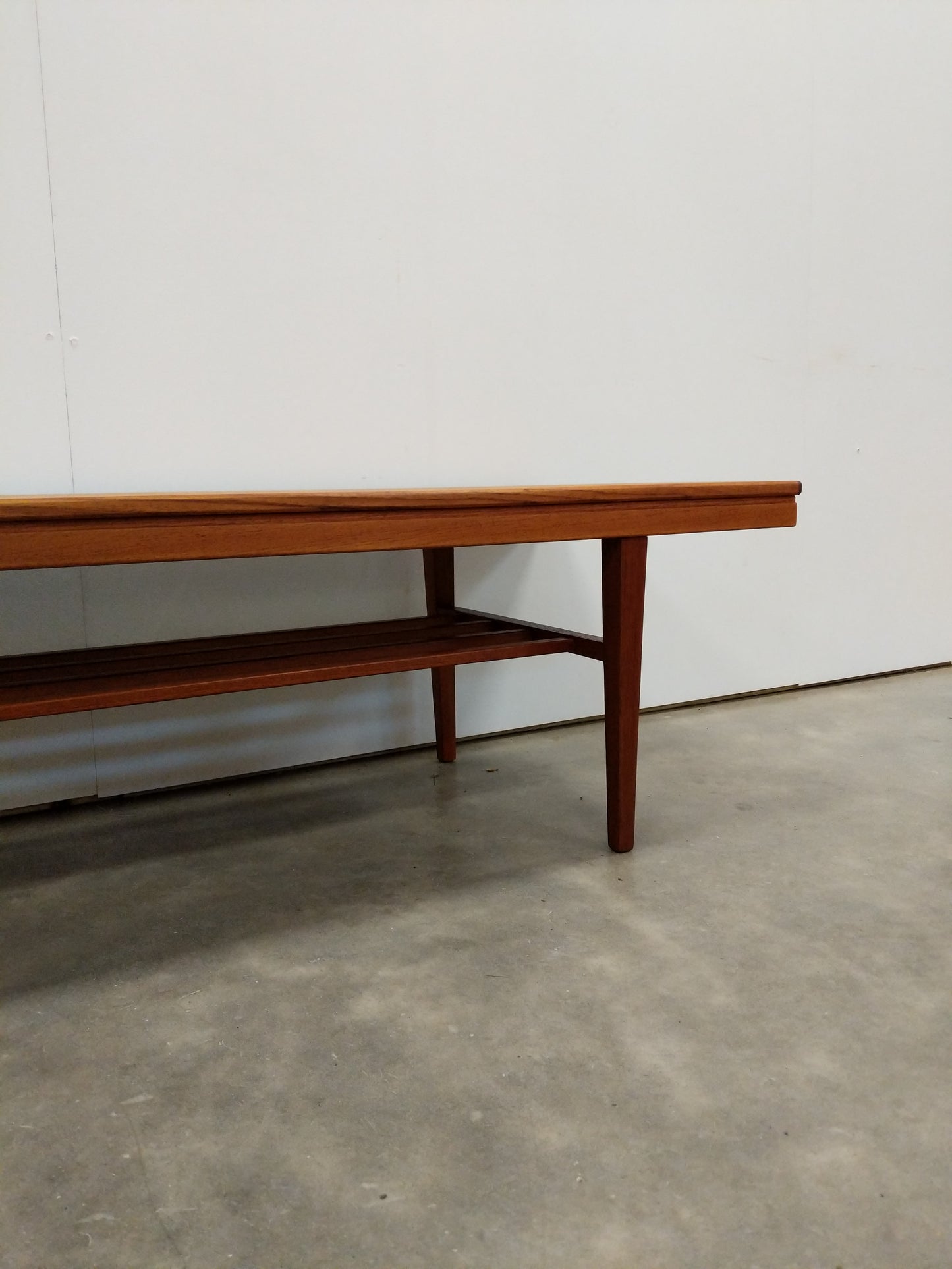 Vintage Mid Century Modern Teak Coffee Table