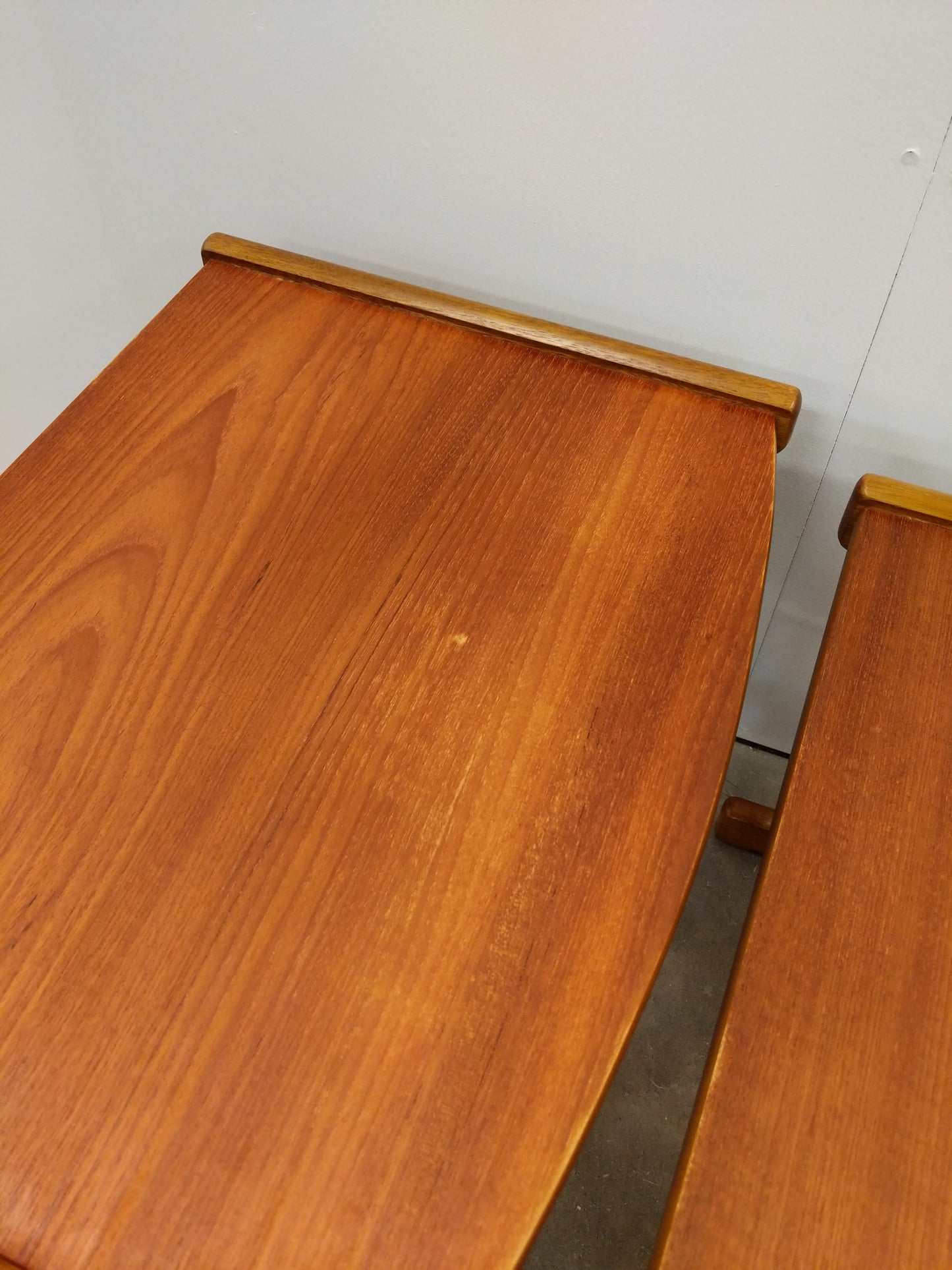 Set of Vintage Mid Century Modern Teak Nesting Tables