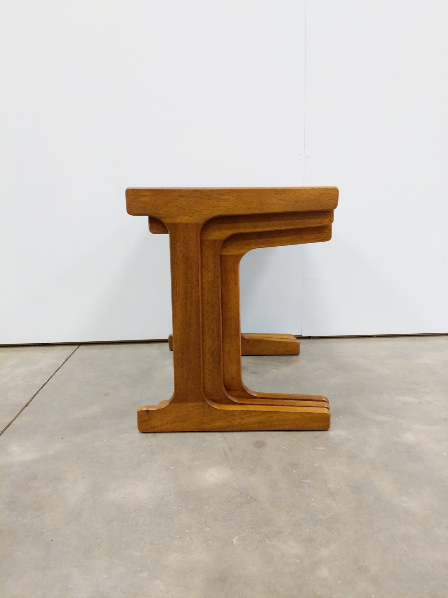 Set of Vintage Mid Century Modern Teak Nesting Tables