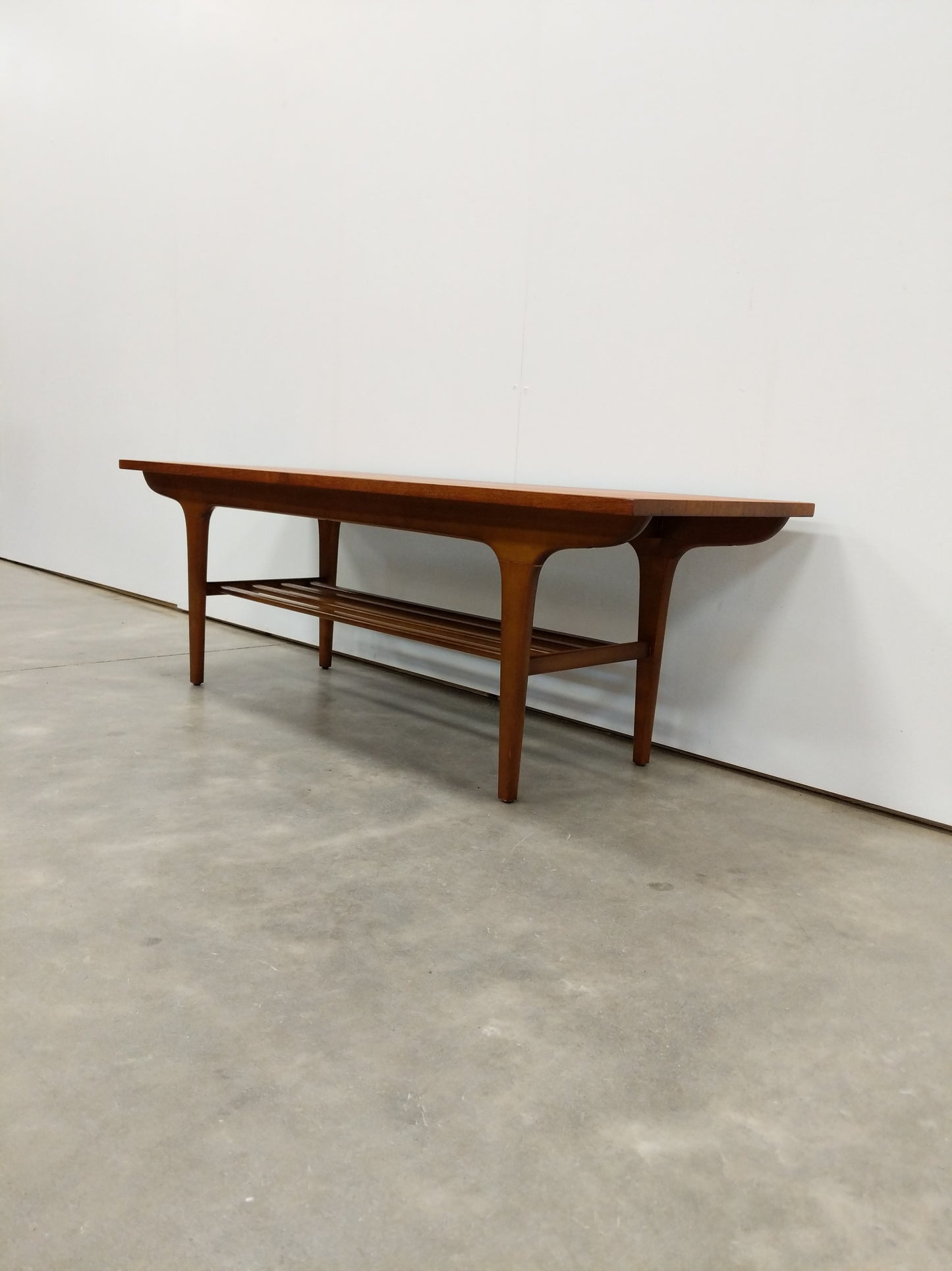 Vintage Mid Century Modern Teak Coffee Table by Jentique