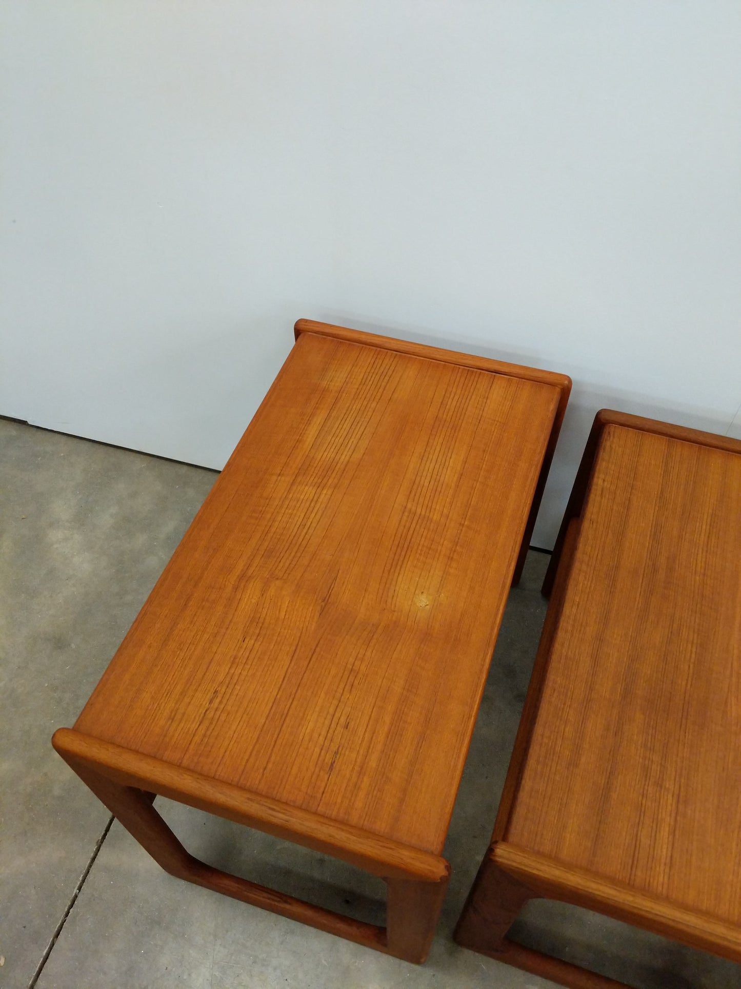 Set of Vintage Danish Modern Teak Nesting Tables by Salin Nyborg