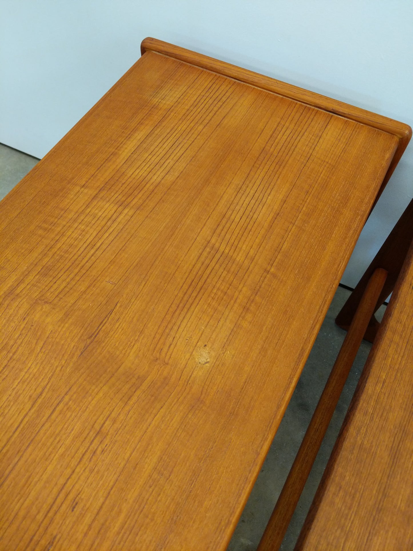 Set of Vintage Danish Modern Teak Nesting Tables by Salin Nyborg