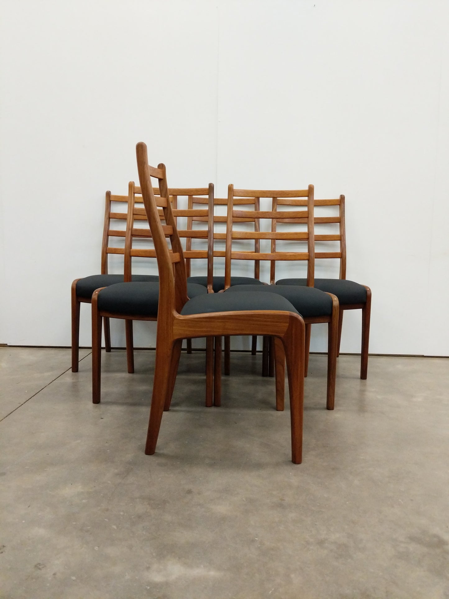 Set of 6 Vintage Mid Century Modern Dining Chairs by G Plan