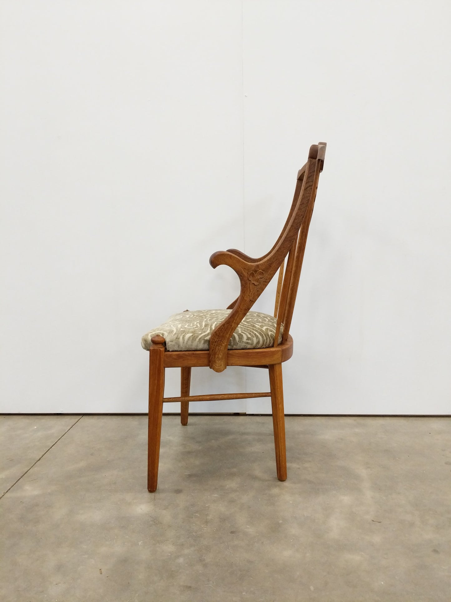 Antique Danish Oak Armchair