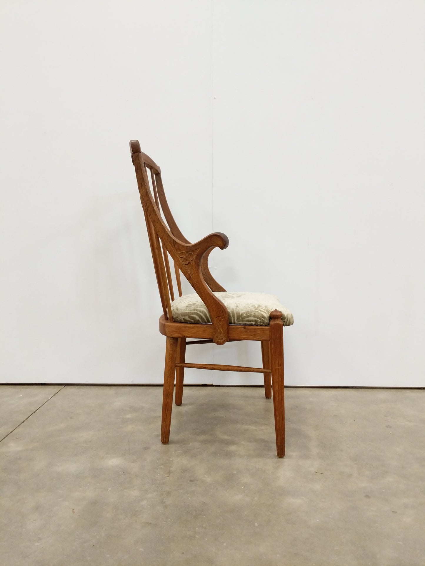 Antique Danish Oak Armchair