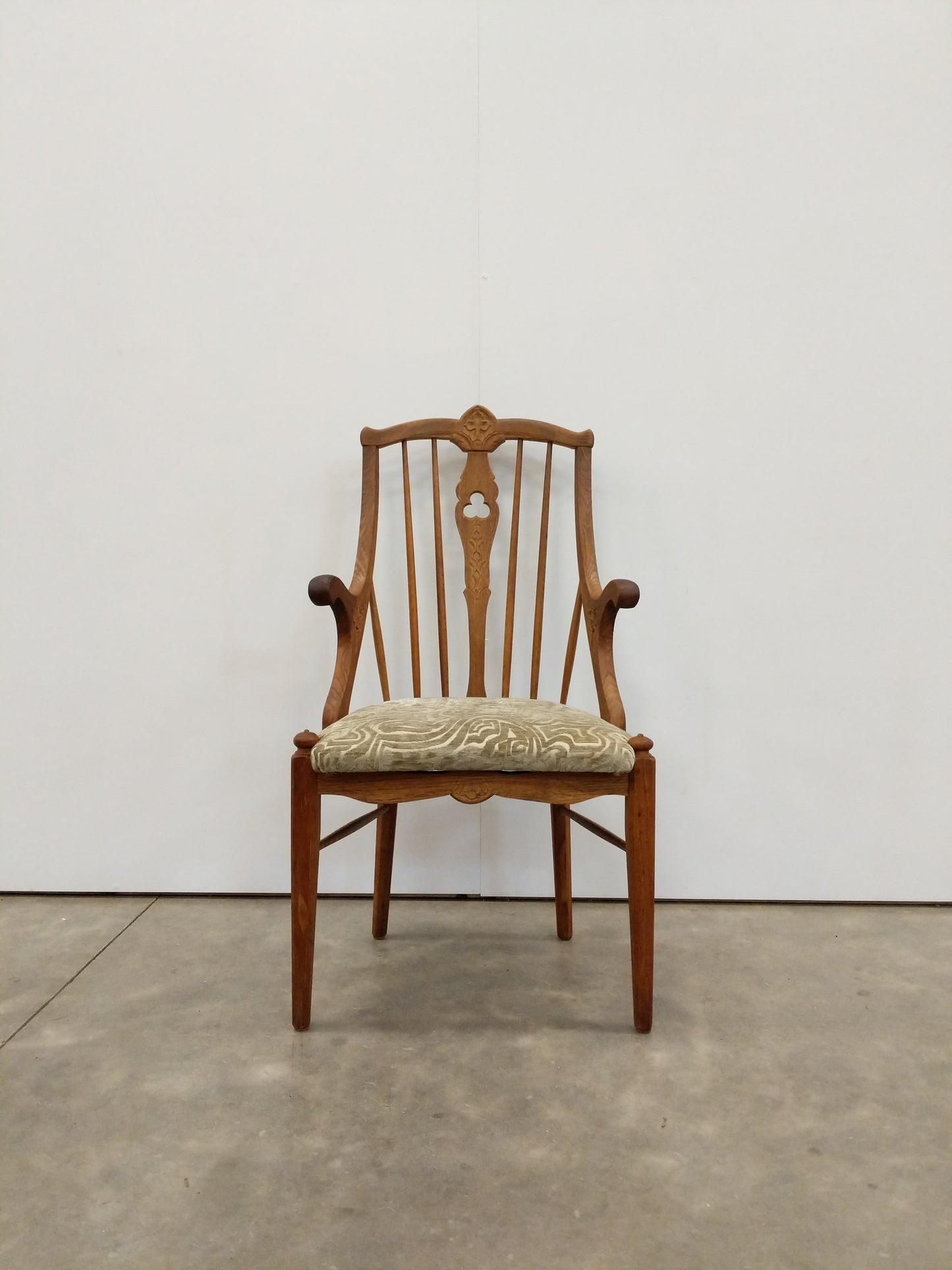Antique Danish Oak Armchair