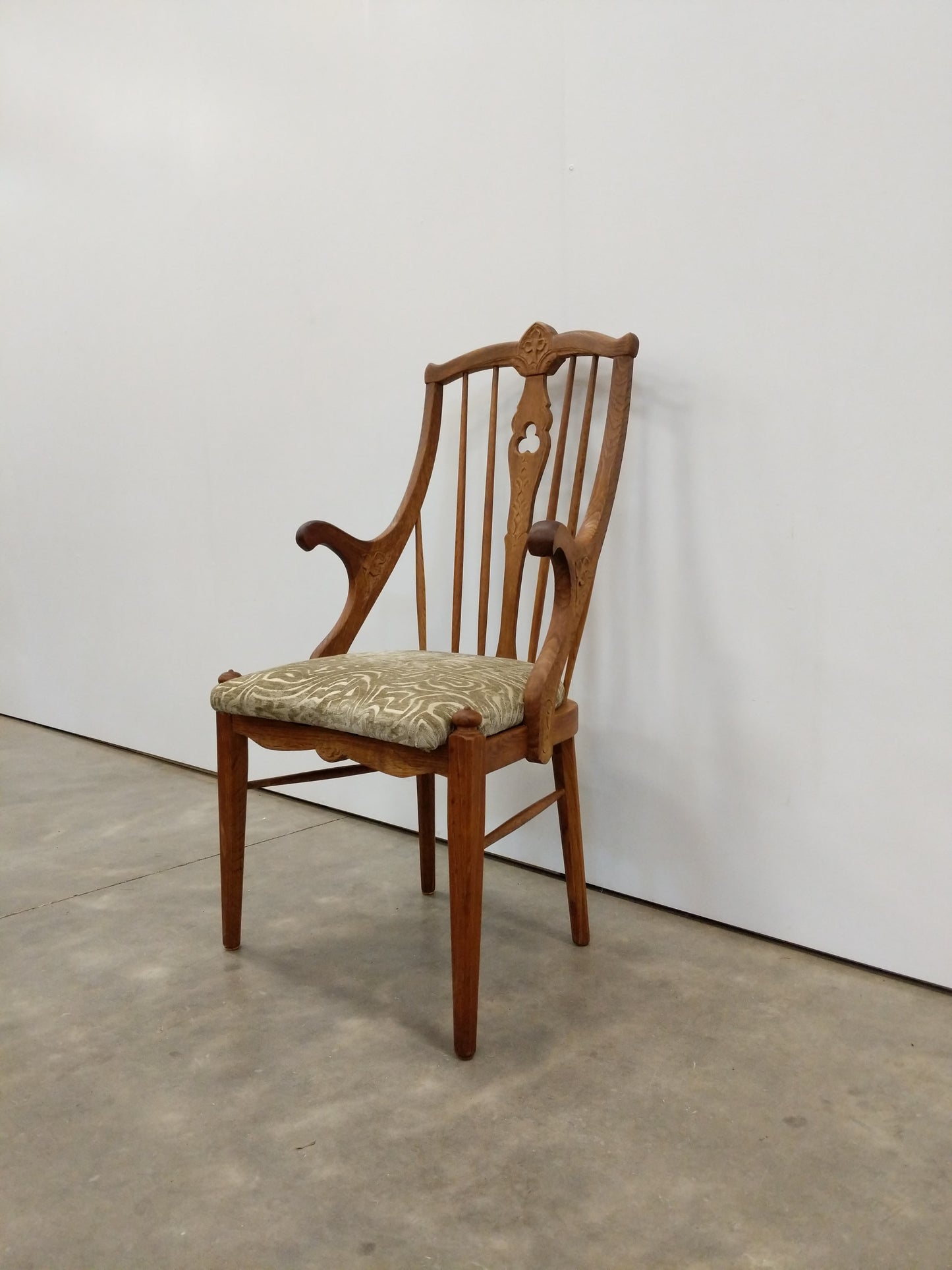 Antique Danish Oak Armchair