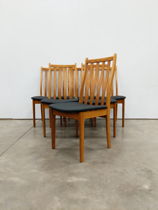 Set of 6 Vintage Mid Century Modern Dining Chairs