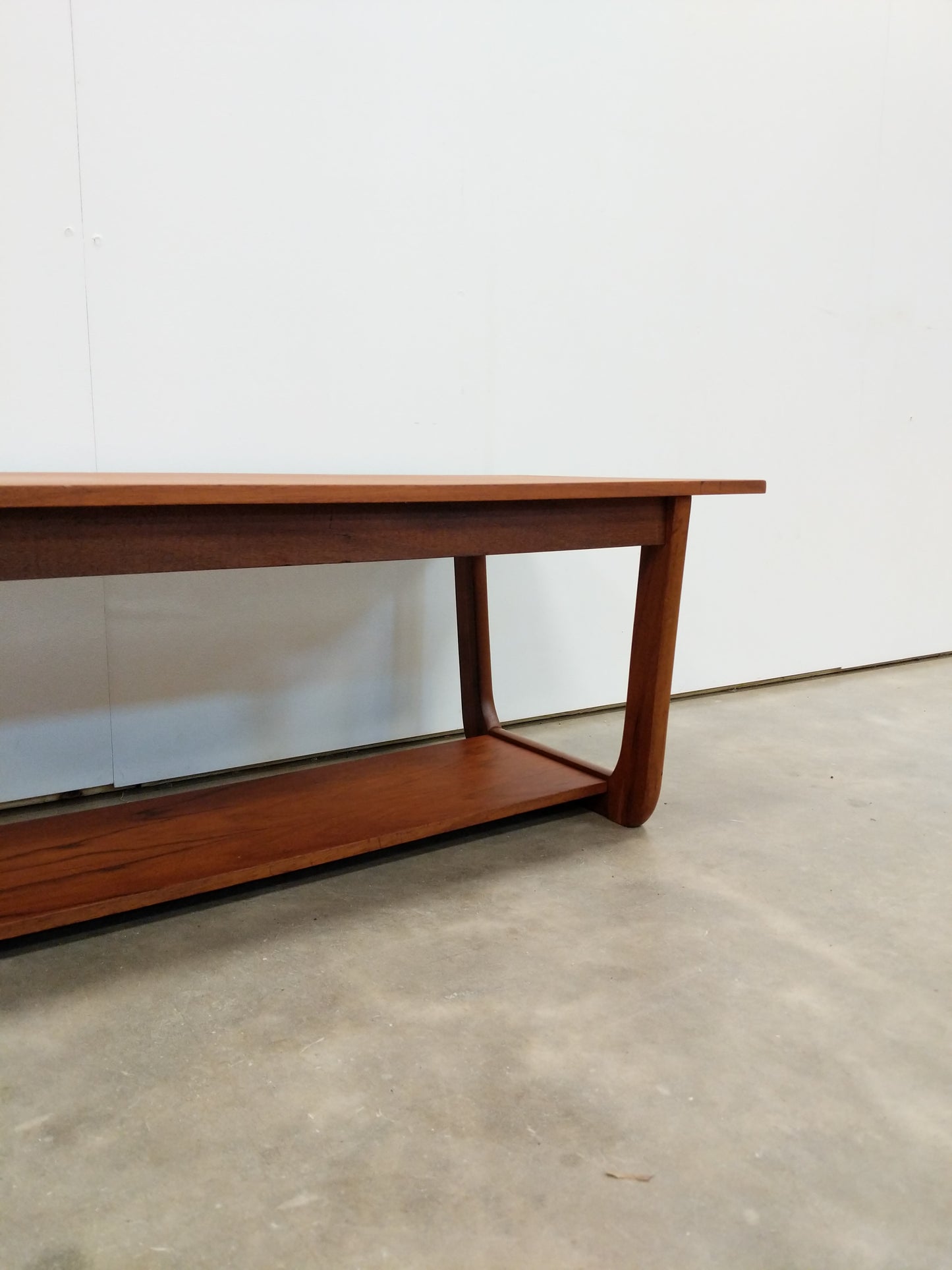 Vintage Mid Century Modern Teak Coffee Table