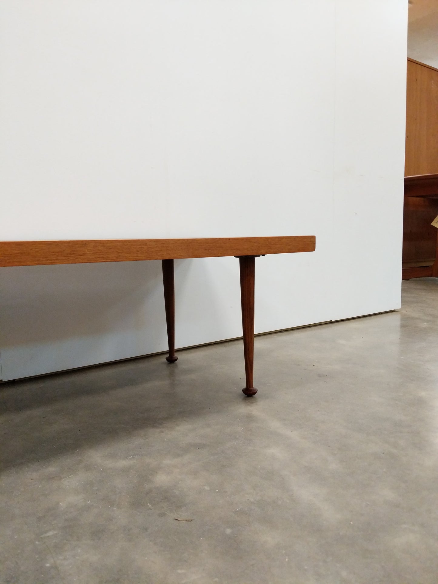 Vintage Mid Century Modern Teak Coffee Table by Meredew
