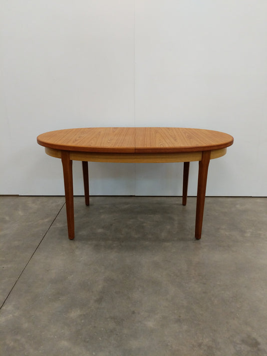 Vintage Mid Century Modern Teak Extendable Dining Table
