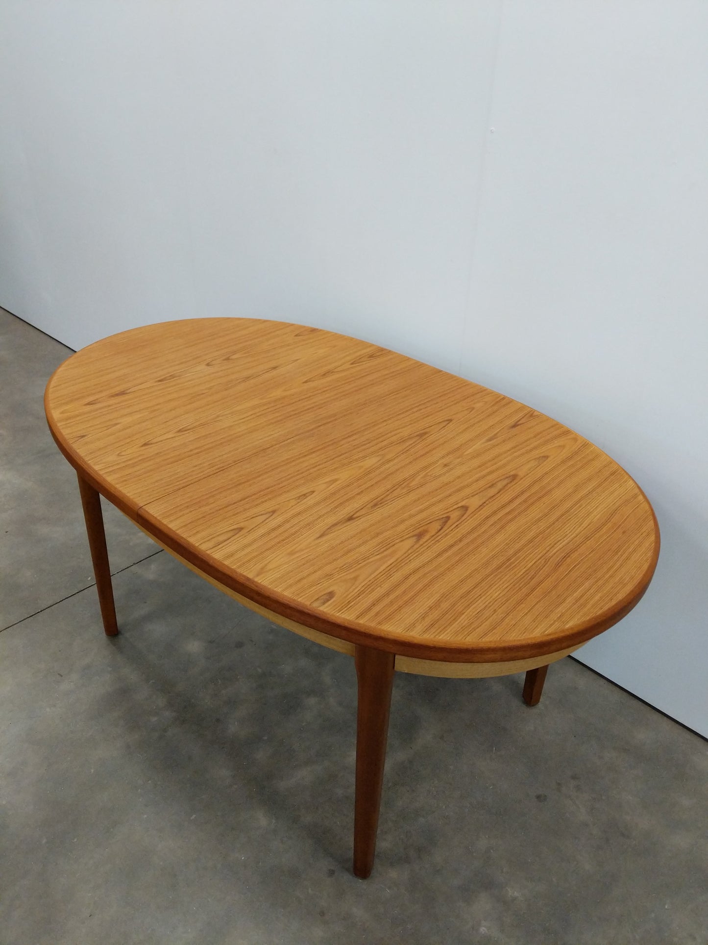Vintage Mid Century Modern Teak Extendable Dining Table