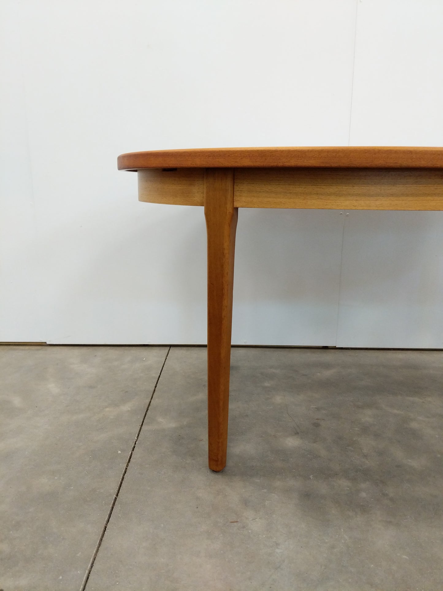 Vintage Mid Century Modern Teak Extendable Dining Table