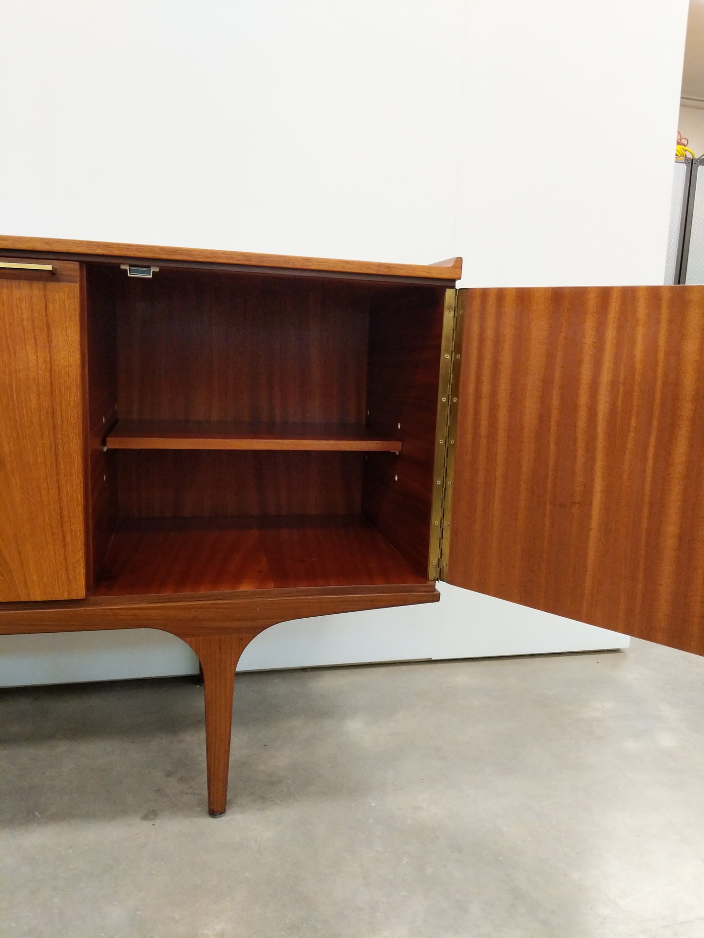 Vintage Mid Century Modern Teak Credenza by Meredew