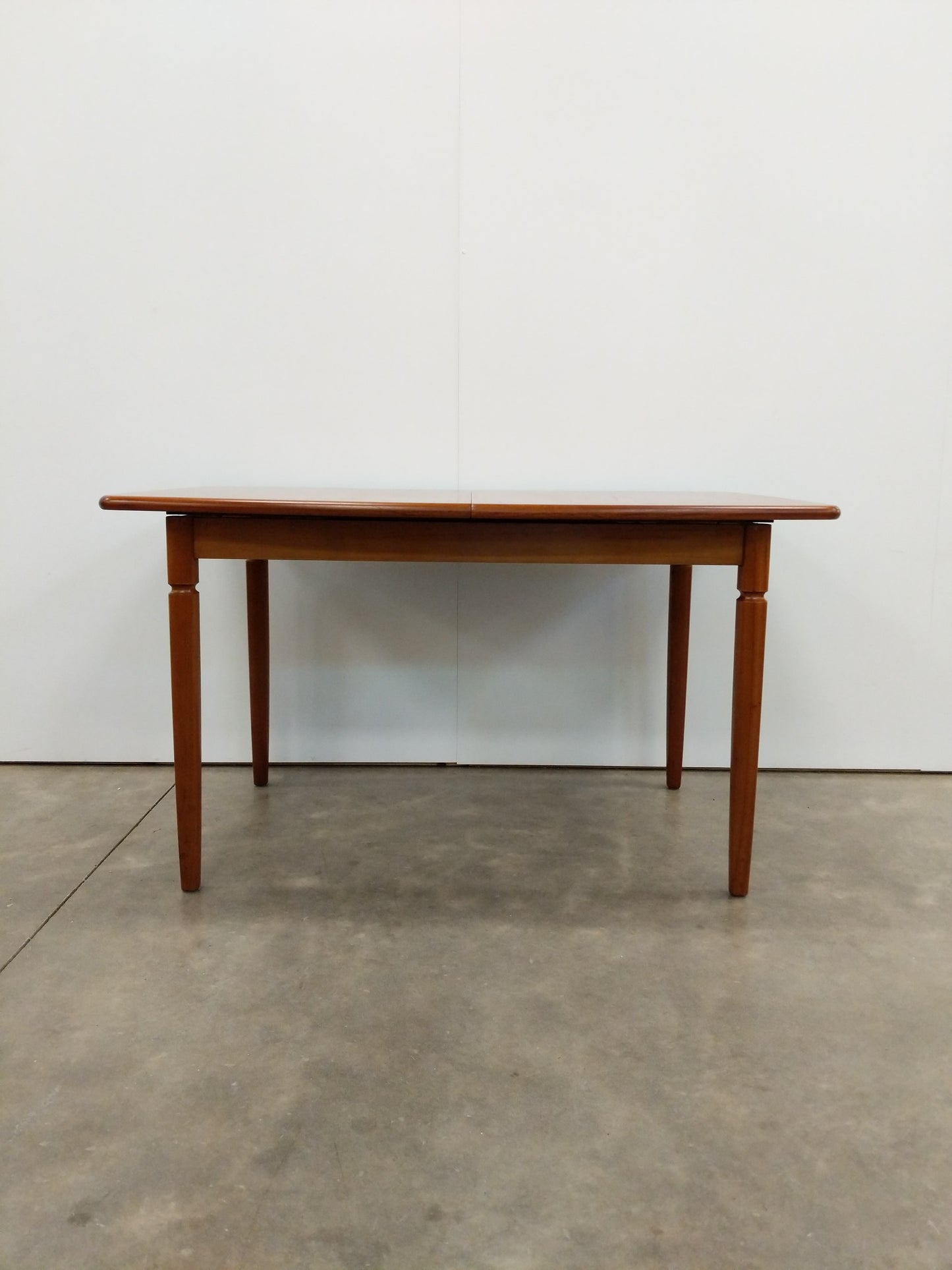 Vintage Mid Century Modern Teak Extendable Dining Table by Meredew