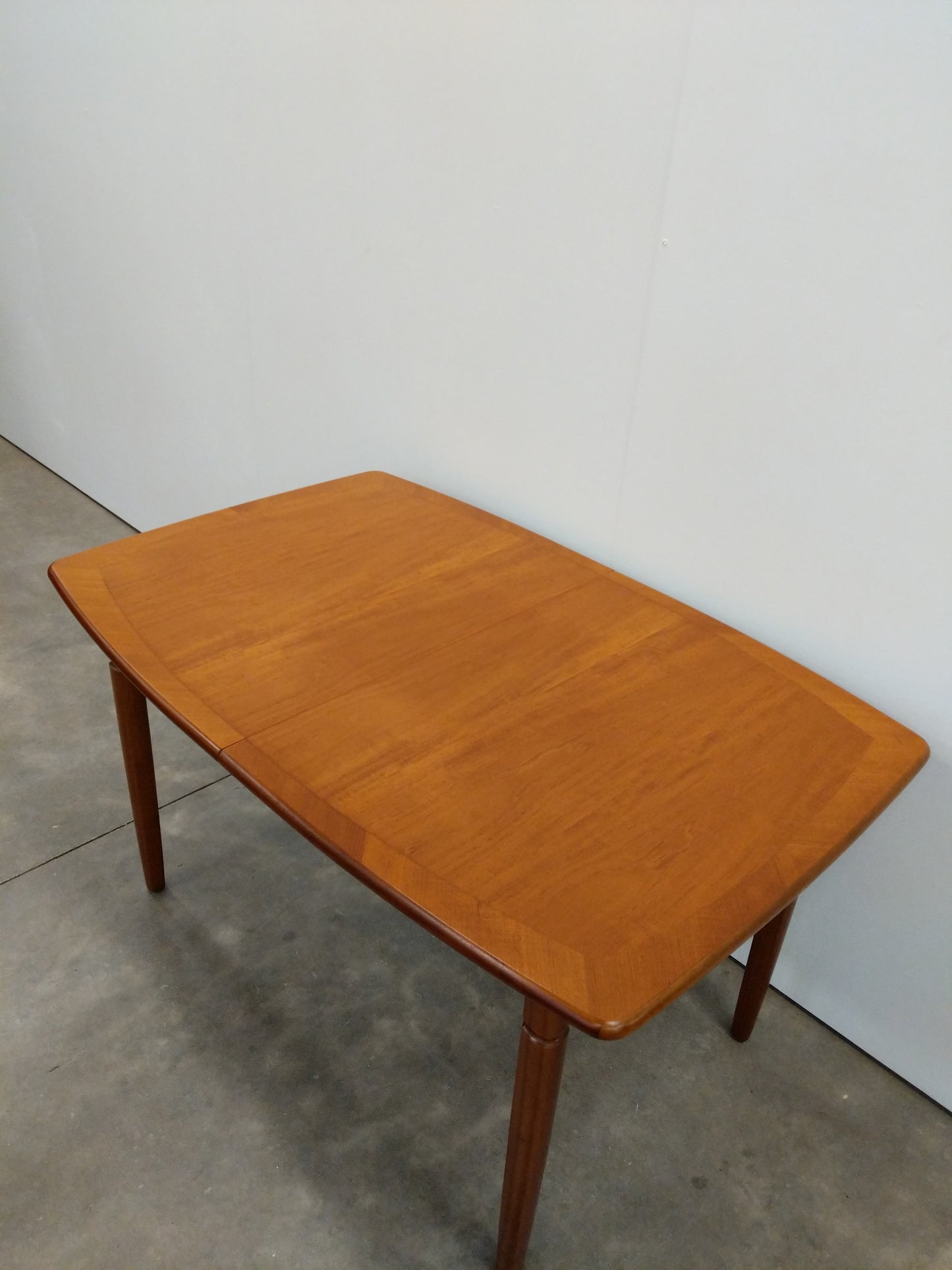 Vintage Mid Century Modern Teak Extendable Dining Table by Meredew