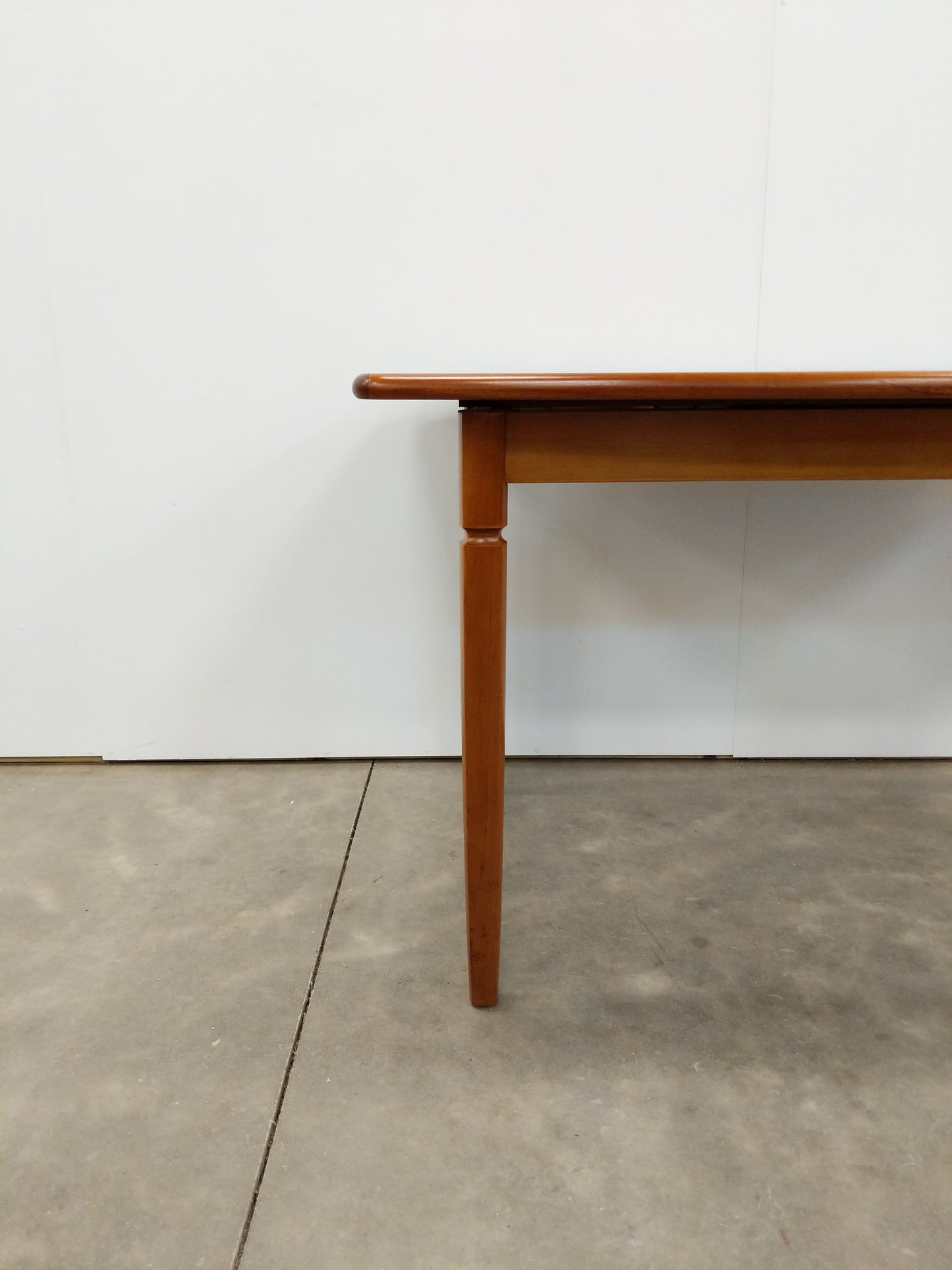 Vintage Mid Century Modern Teak Extendable Dining Table by Meredew