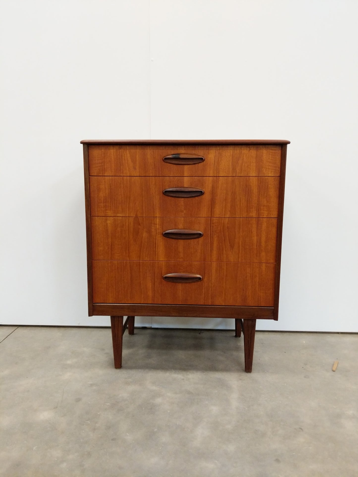 RESERVED - Vintage Mid Century Modern Teak Dresser by Homeworthy