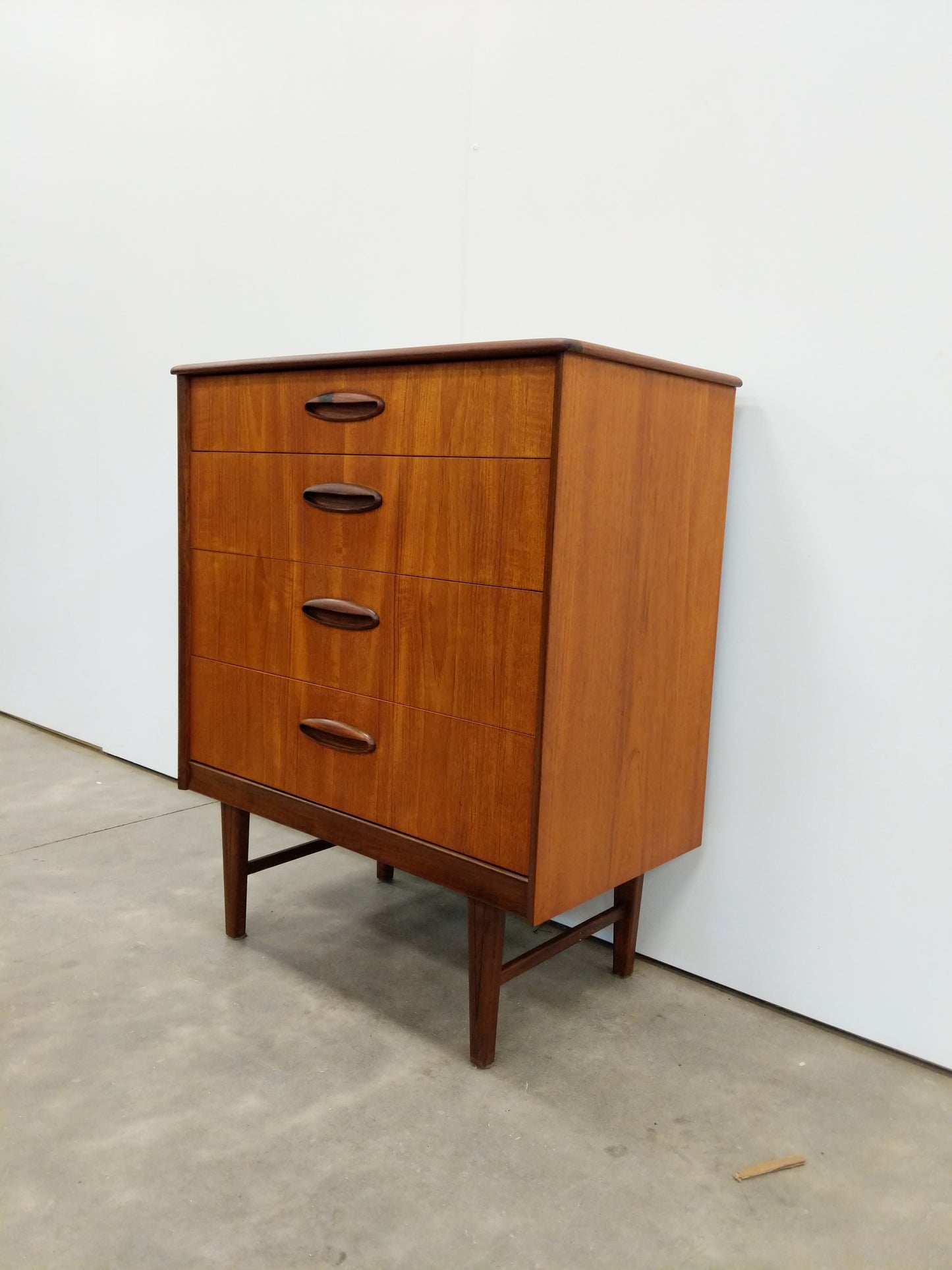 RESERVED - Vintage Mid Century Modern Teak Dresser by Homeworthy